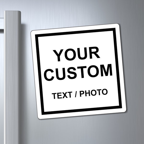 Custom Text Sign Fridge Magnet Sign Welcome Kitchen Custom Sign Magnet Personalized Magnet Dishwasher Magnet Gift Picture Office Pet Photo