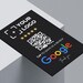 Google Review Card Template Editable Canva Review Cards Custom Google ...