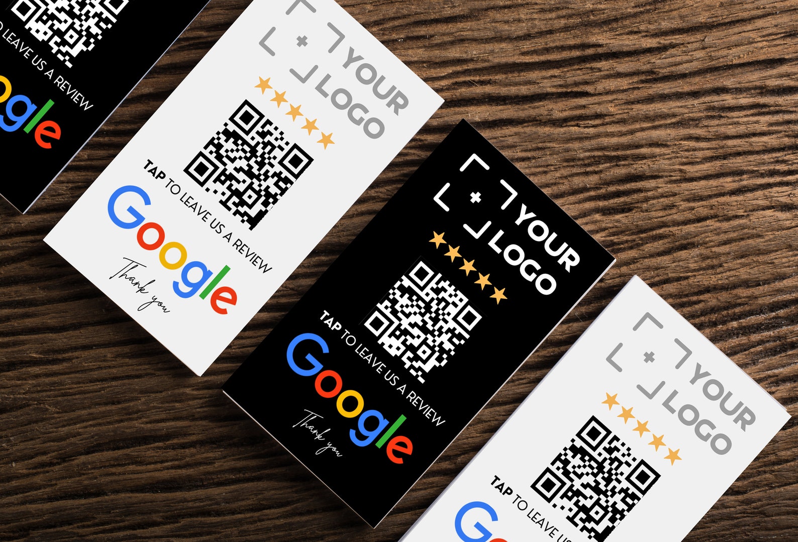 Google Review Card Template Editable Canva Review Cards Custom Google ...
