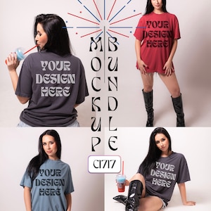 Comfort Colors 1717 Mock up Bundle | 4th of July Mock up Bundle | Summer Mock up Bundle | Red White and Blue Mockup Bundle | C1717 Bundles