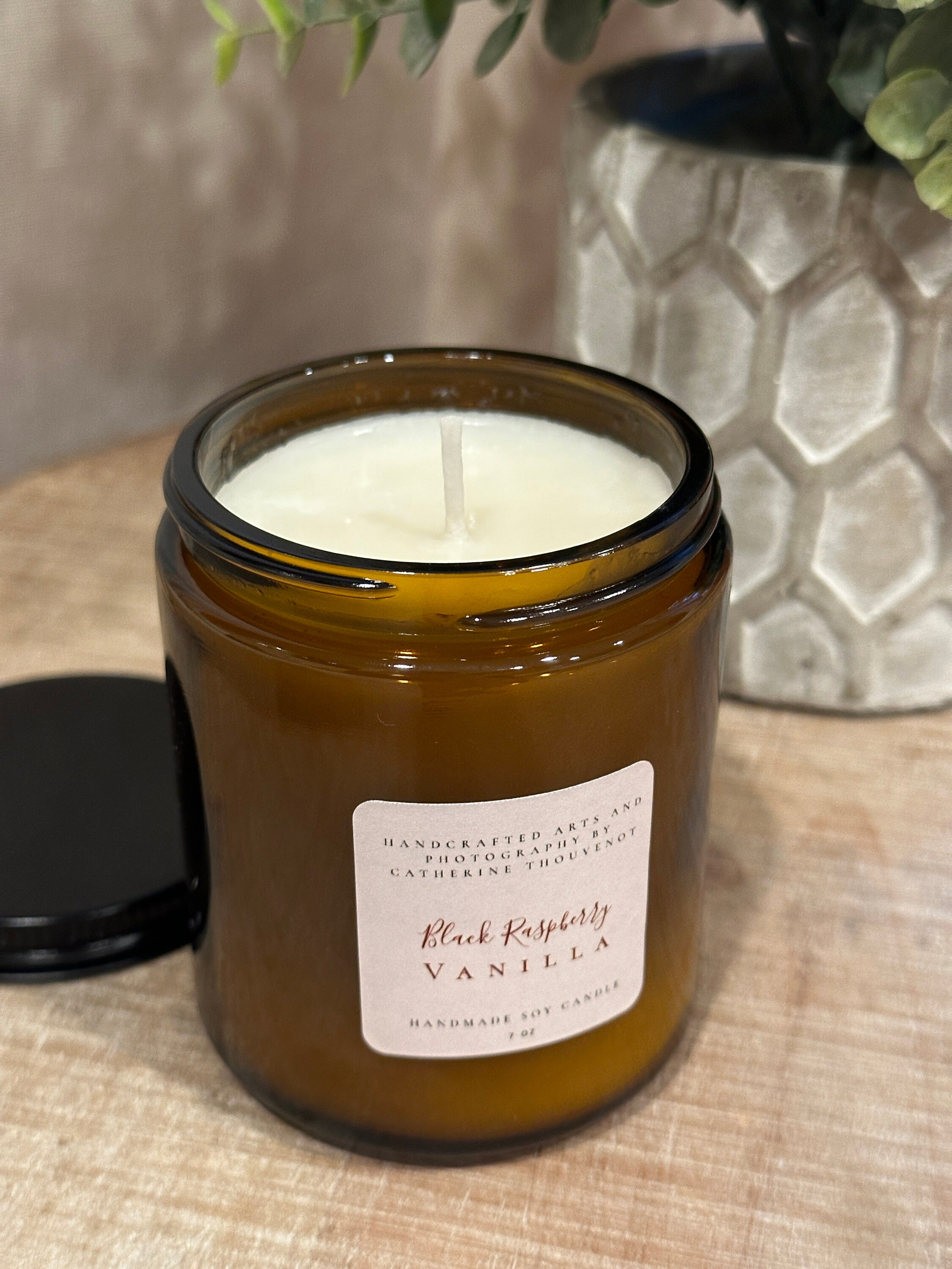 Black Raspberry Vanilla soy candle