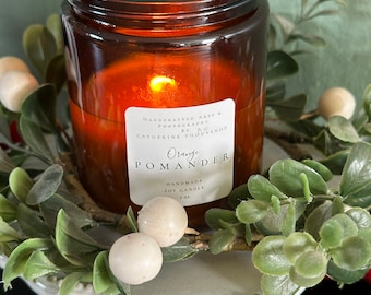 Orange Pomander Soy Candle