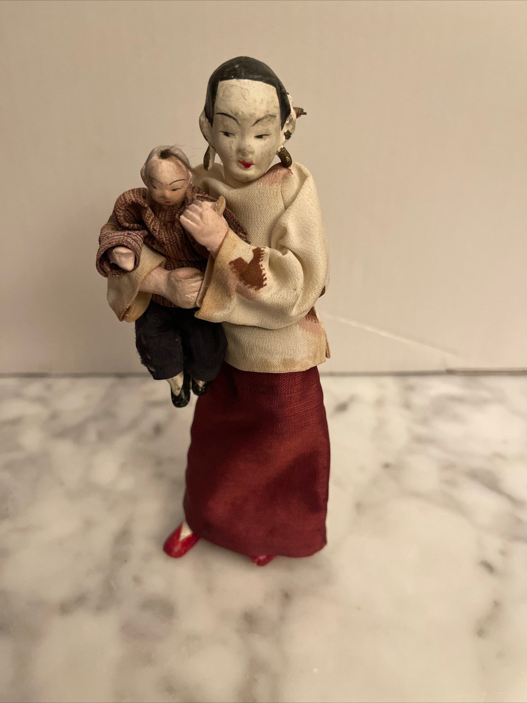Antique Chinese Doll Etsy