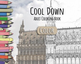 CoolDown Brussels: Adult Coloring Book PDF