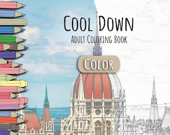 CoolDown Budapest: Adult Coloring Book PDF