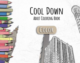 CoolDown New York: Adult Coloring Book PDF