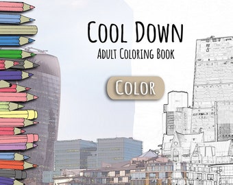 CoolDown London: Adult Coloring Book PDF