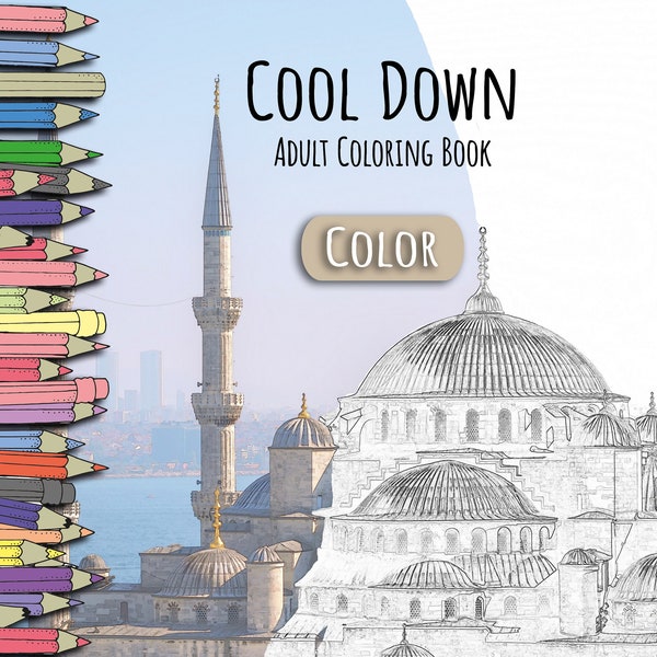 CoolDown Istanbul: Adult Coloring Book PDF