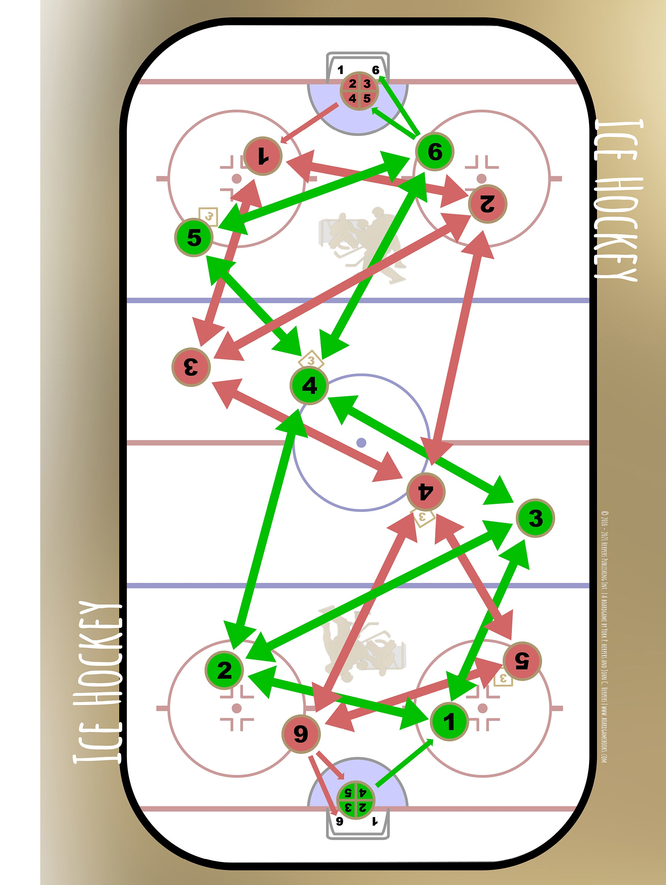 Ice Hockey | Board Game PDF to Print Out - Etsy