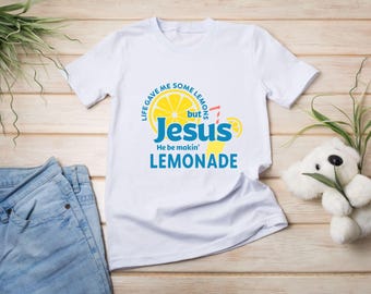 Life Gave Me Lemons PNG: Christian Quote Sublimation (Digital Download)