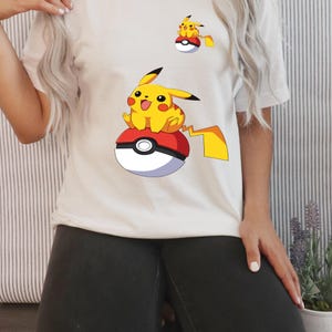 Impression d&#39;art anime Pikachu : décoration murale pour chambre d&#39;enfant (téléchargement numérique)