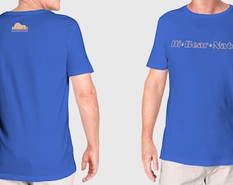 Grappig woordspeling T-shirt, slaapshirt voor logeerpartijtjes, cadeau voor papa, schattig T-shirt, camping-T-shirt, shirt slapende beer, humoristisch T-shirt