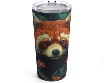 アフリカゾウのタンブラー：断熱ステンレススチール製 20オンス