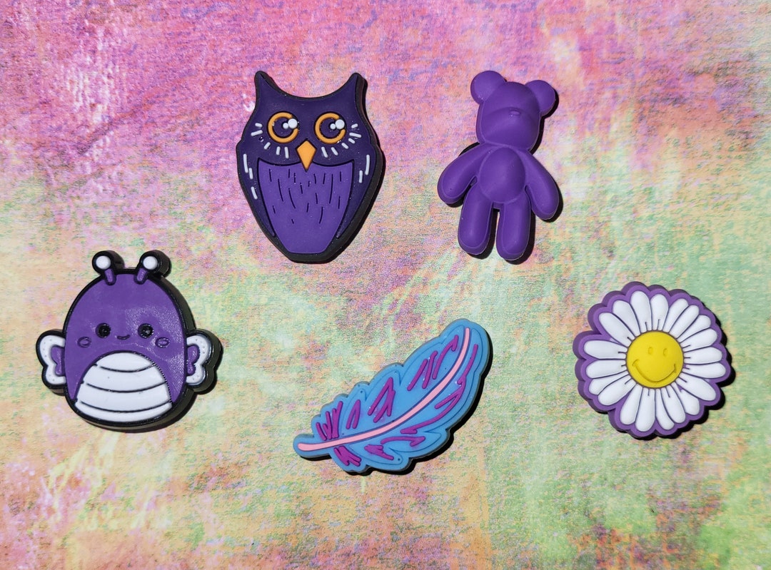 Purple RARE Jibbitz Set for the Purple Lovers Etsy