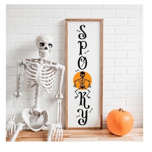 Halloween sign, Porch decor, fall sign, welcome sign, home decor, holiday decor, wood sign, decorations, Porch sign, wall sign, pumpkin sign