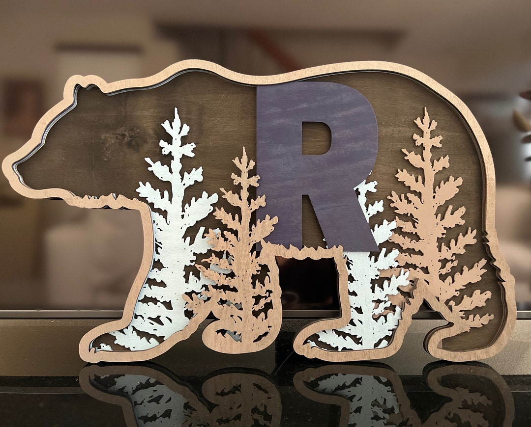 Alphabet Letter Sign| Layer Letter Sign| Boy Sign| Gift for Him| Sign ...