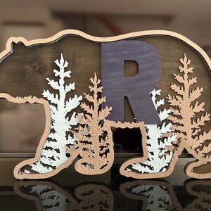 Signo de letra del alfabeto / Signo de letra de capa / signo de niño / Regalo para él / signo / arte de la pared de la guardería / signo de bebé / decoración del hogar / signo de madera / decoración del hogar / decoración