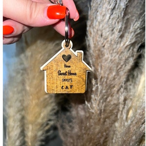 Welcome home keychain closing gift, realtor gift, key chain, key ring, keychain for boyfriend, buyers agent, broker, real estate, gift,