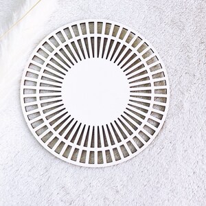 Arredamento per la casa in rattan / Arredamento per la stanza del bambino / Regalo mamma / Arredamento per la casa / Arredamento per la scuola materna / Arredamento per la parete / Segno di annuncio del bambino / Fiore Boho