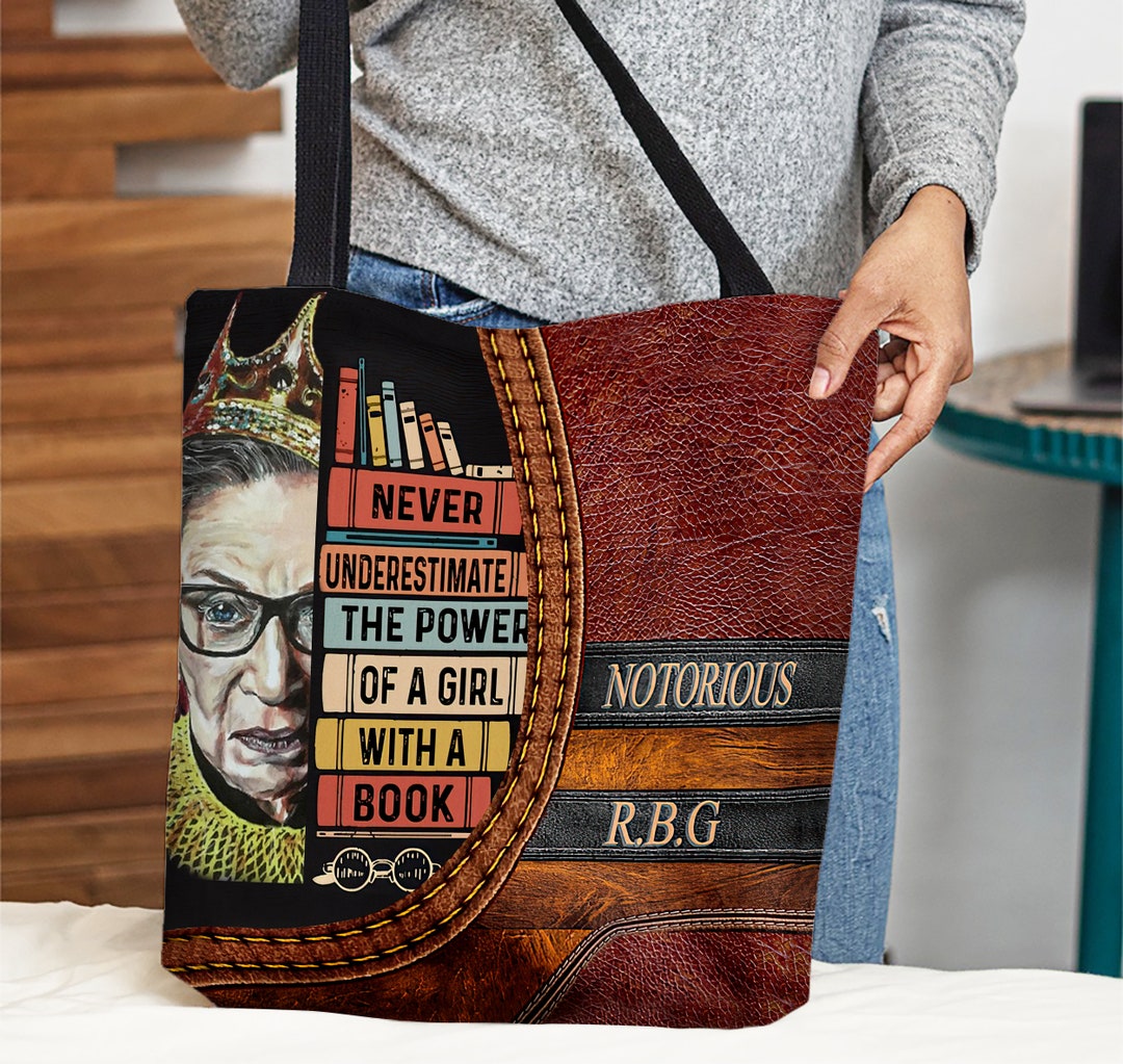 Ruth Bader Ginsburg Tote Bag Notorious RBG Tote Bag Feminism - Etsy