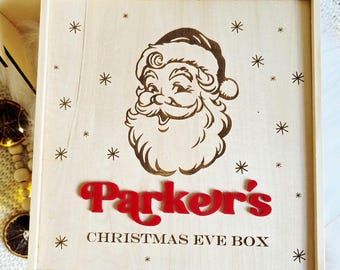 Personalized Wooden Christmas Eve Box.