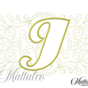 Letter J Monogram Embroidery alphabet letter J golden letter J monogram letter J monogram design letter J big size instant download, mat52-j