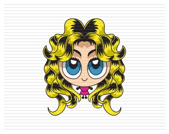 DOLL FACE SVG, princess doll svg, doll face clipart princess doll, fashion doll clipart bautifull doll face svg doll face colorfull svg, p38