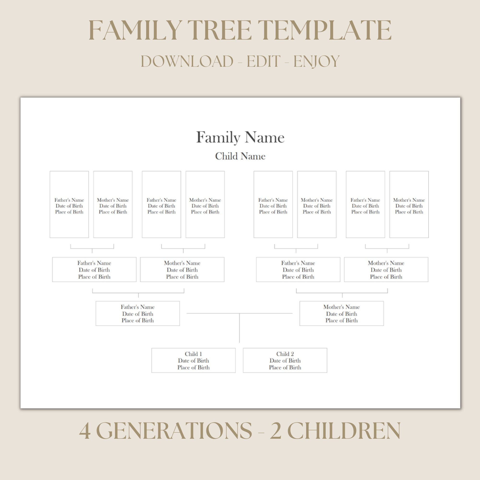 Family Tree Charts To Fill In Blank Ancestry Chart Beautiful Genealogy  Supplies DIY Ancestry Photo Gallery Frame Decor For Baby - AliExpress