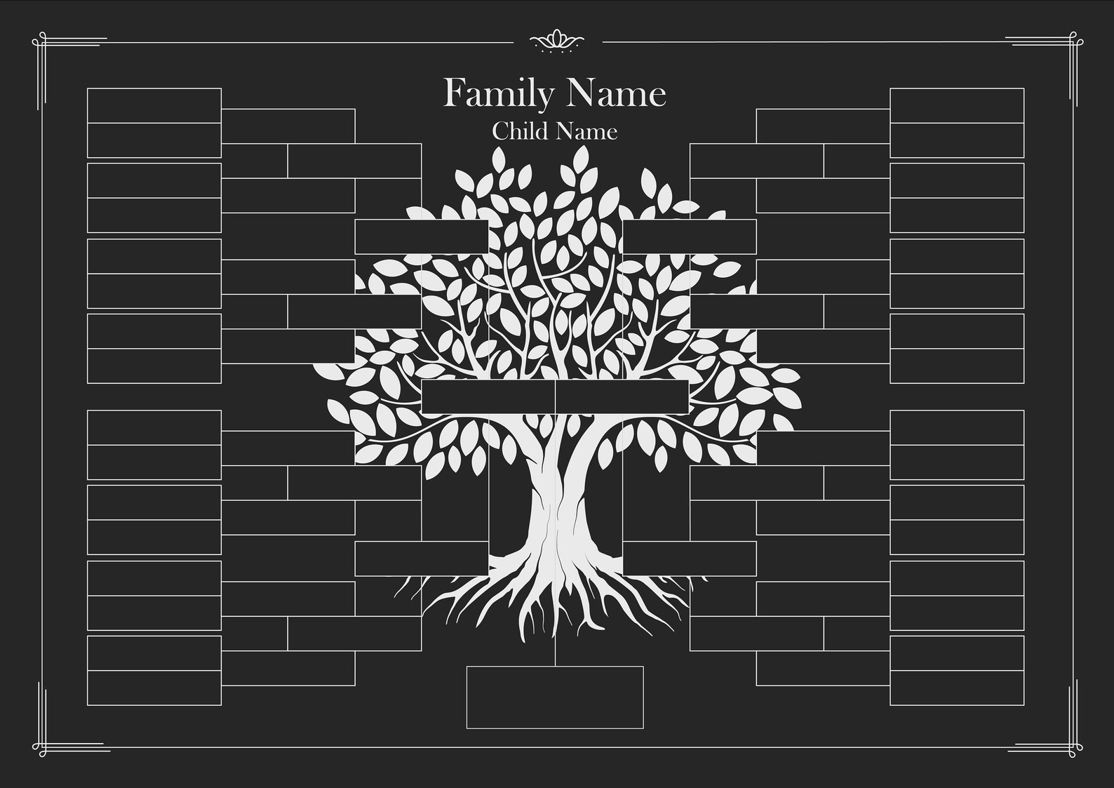 editable-6-generation-family-tree-chart-package-diy-genealogy-chart