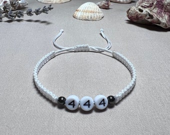 Bracciale con numero personalizzato, Bracciale con numero di perline, Bracciale con data personalizzata, Bracciale con data di nascita personalizzata, Regalo per uomini, Regalo per donne, Regalo Bff