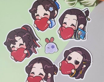 Set 1 MXTX White Day Vinyl Stickers | tgcf mdzs svsss | Cute Die Cut Sticker | Laptop Sticker