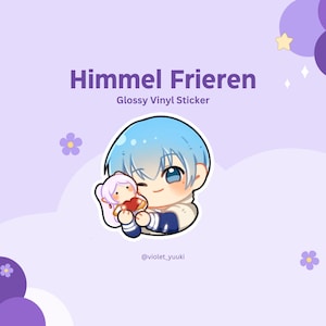 Himmel Frieren Vinyl Sticker | Frieren: Beyond Journey&#39;s End | Sousou no Frieren | Cute Die Cut Vinyl Sticker | Laptop Sticker