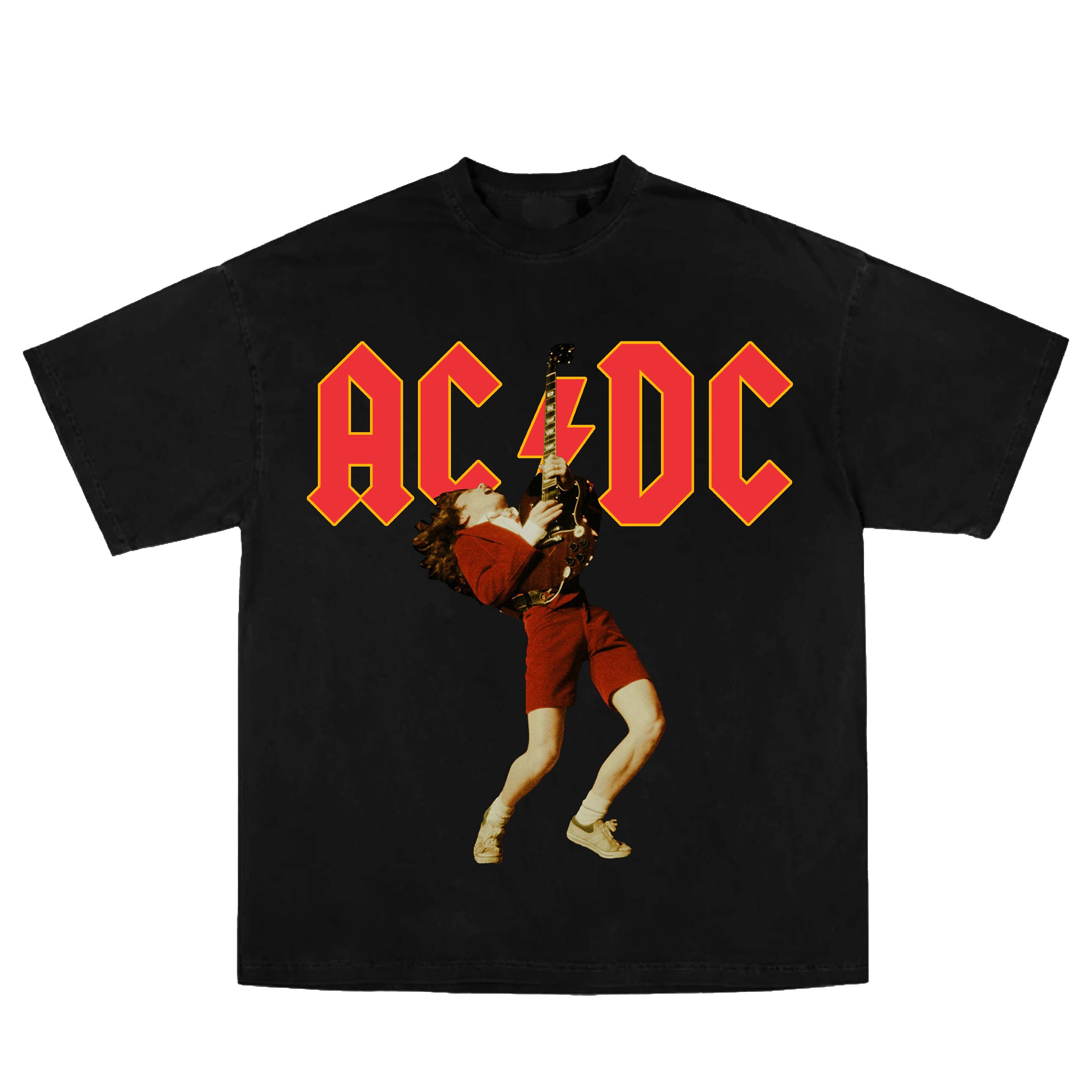 ACDC Angus Young T Shirt Design PNG Instant Download - Etsy