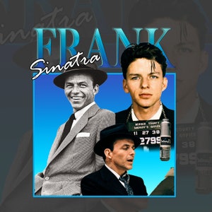 FRANK SINATRA T Shirt Design PNG Sofort Download