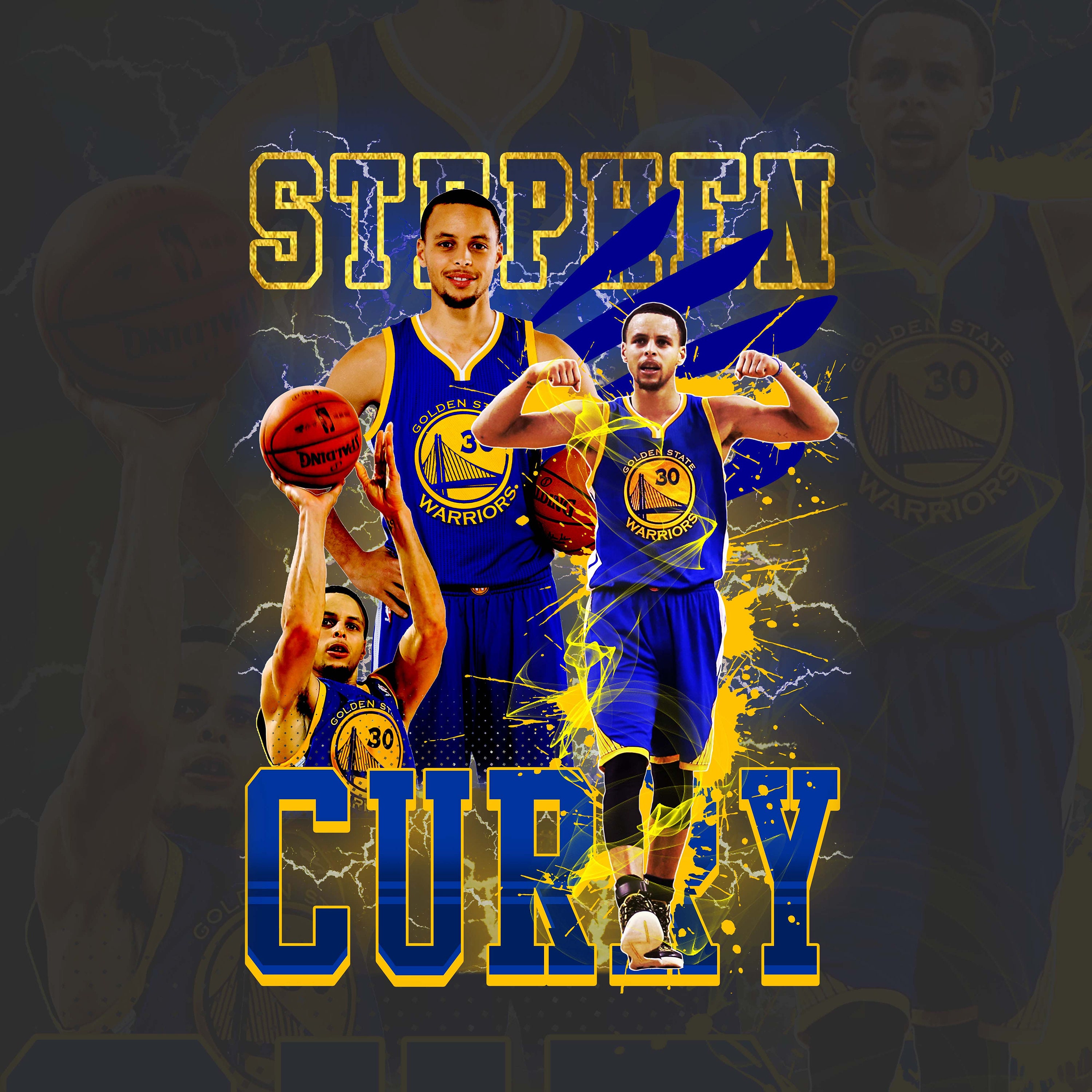 Stephen Curry Golden State Warriors SVG, Curry 30 SVG, Basketball Player SVG