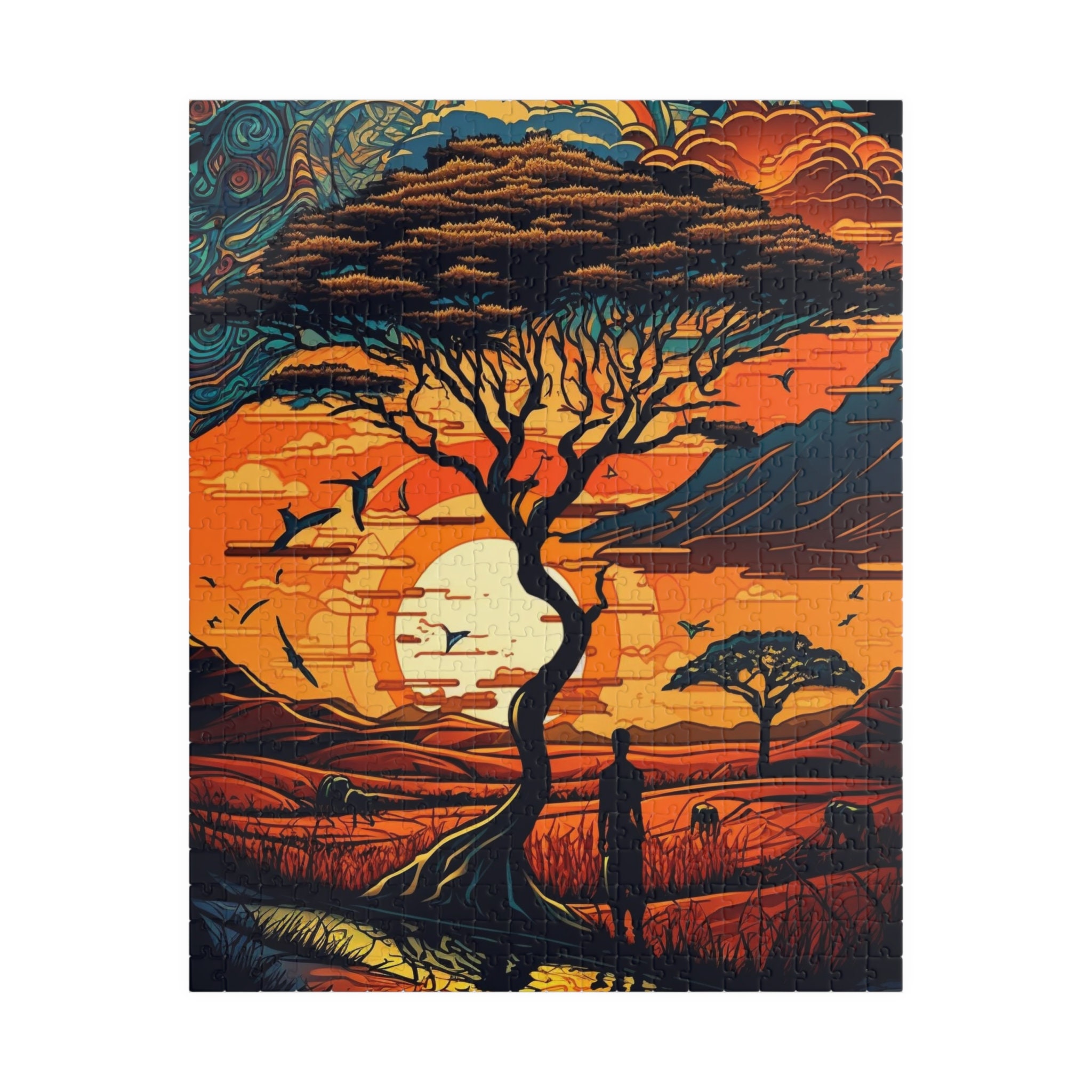Gorgeous Africa Puzzle 100, 500, 1000 Pieces - Etsy