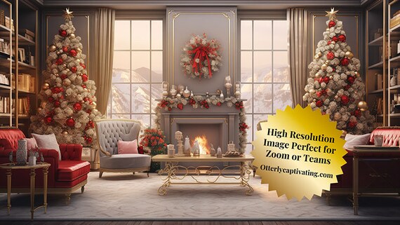 Christmas background 2024 for zoom