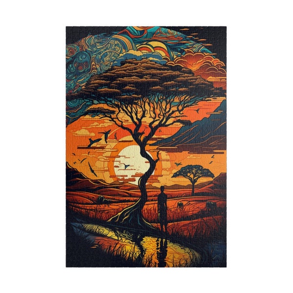 Gorgeous Africa Puzzle 100, 500, 1000 Pieces