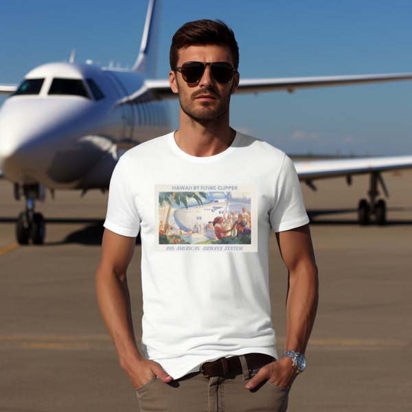 T-shirt aviation cadeau Pan Am Chemise T-shirt avion cadeau pilote aviateur