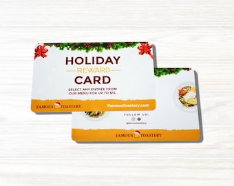 Rewards Cards - Full Color Custom Plastic