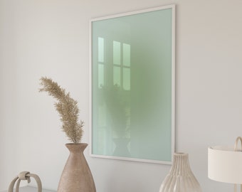 Green Gradient Aura Print, Trust The Process, Spiritual Wall Art (Instant Download)