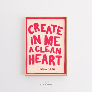 Trendy christian wall art, bible quote print, aesthetic faith decor, pastel scripture poster, modern christian room print, digital download