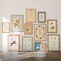 Christian Nursery Wall Art Set, Bible Verse Prints, Gender Neutral Scripture Decor (Digital Download)