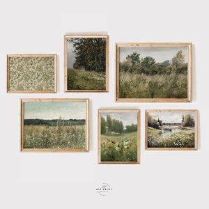 Set of 40 English Countryside Prints,Landscape Printable Gallery Wall Art, English Manor House,Vintage Oil Painting,Countryside Gallery Wall image 8