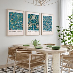 Set of 3 William Morris Print, Art Nouveau Print, Exhibition Print Set ...
