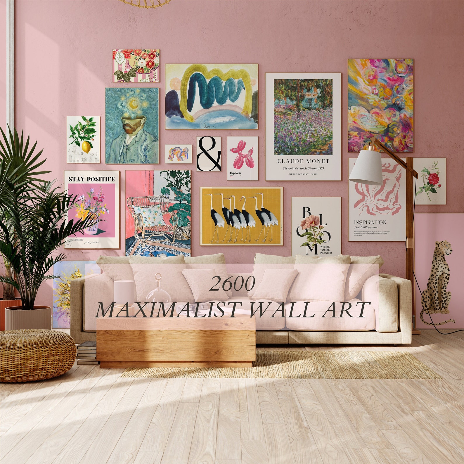MEGA BUNDLE of 2600 Maximalist Gallery Wall Set,eclectic Wall Art ...