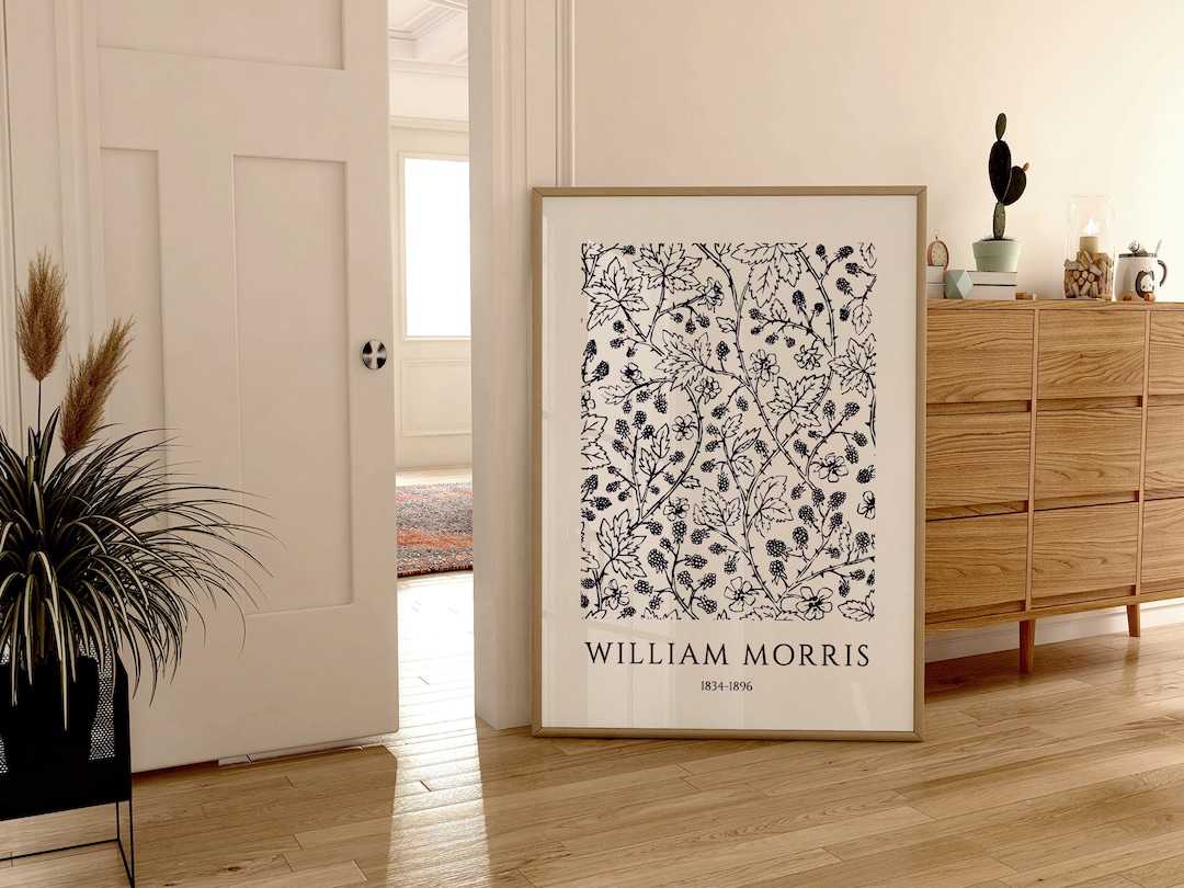 Modern Art Nouveau William Morris Set of 3 Prints