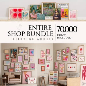 ENTIRE STORE SALE, Wand Kunst Bündel, Vintage Galerie-Sets, eklektische und maximale Drucke, Vintage Wanddekorationen, trendige Poster, Veränderte Kunst