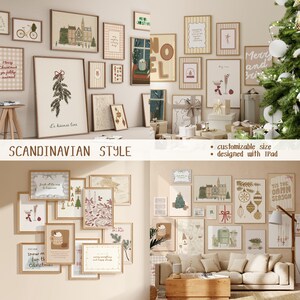 Christmas Wall Art Mega Bundle 590 Prints, Holiday Printable Poster ...