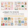 1100+ Nursery Prints Bundle, Baby Animal Posters (Digital Download)